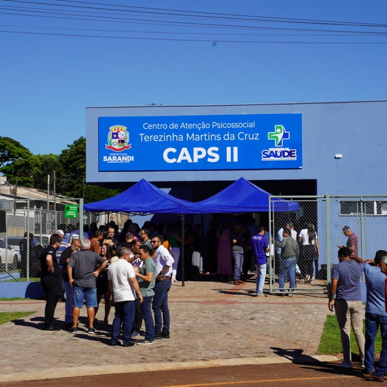 Novo CAPS II é inaugurado em Sarandi e fortalece atendimento à saúde mental no município